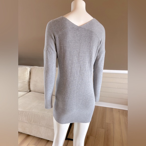 WHBM Long Sleeve Ribbed Tunic Cashmere Blend White House Black Market Size Small - Picture 4 of 7